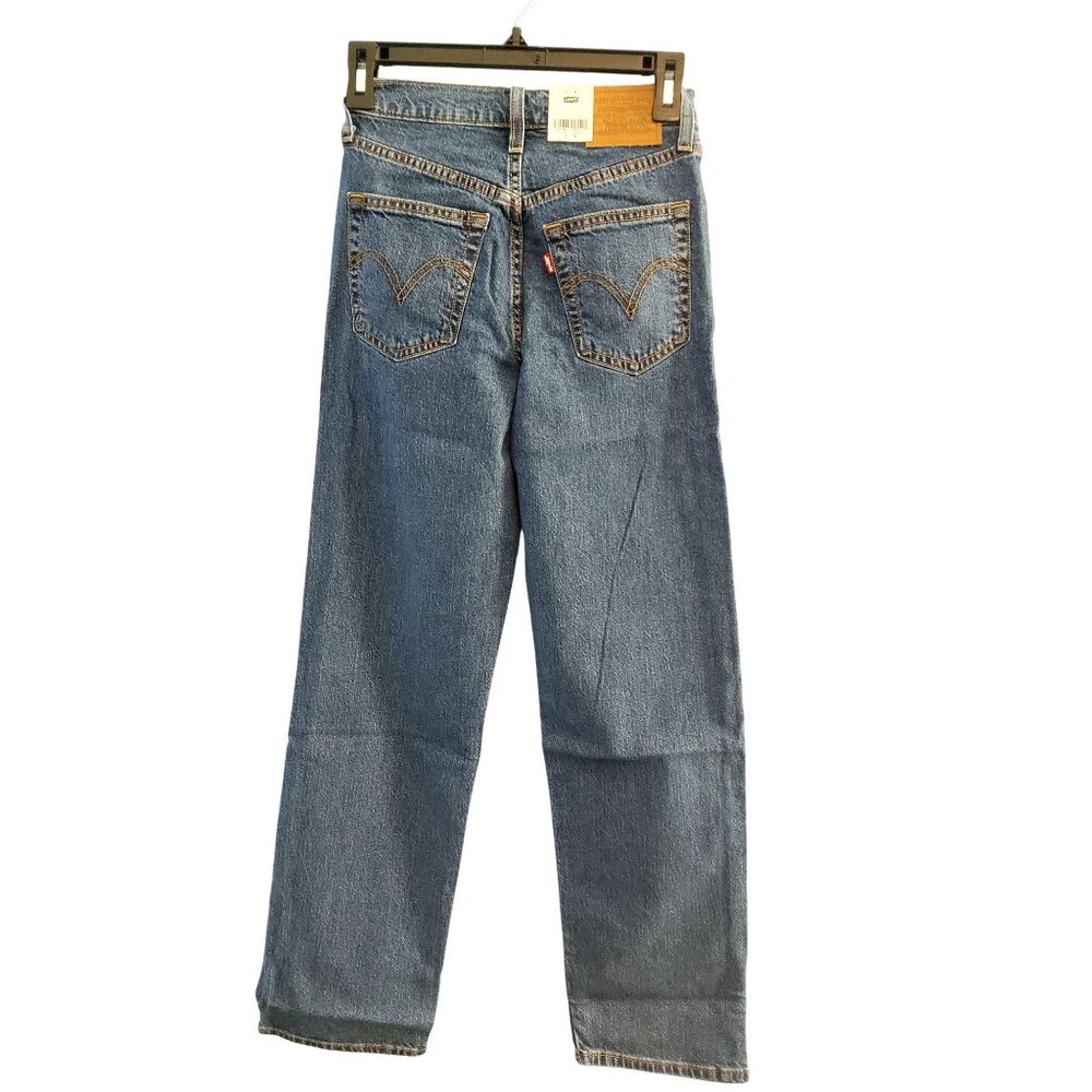 Levis Premium Womens 501 Original Fit Jeans Size 23x29 Medium Wash Denim - Picture 3 of 11